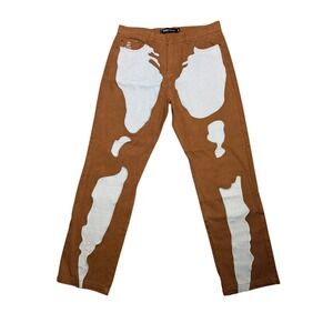 KidSuper Studios Brown Body Denim Pant Women Large